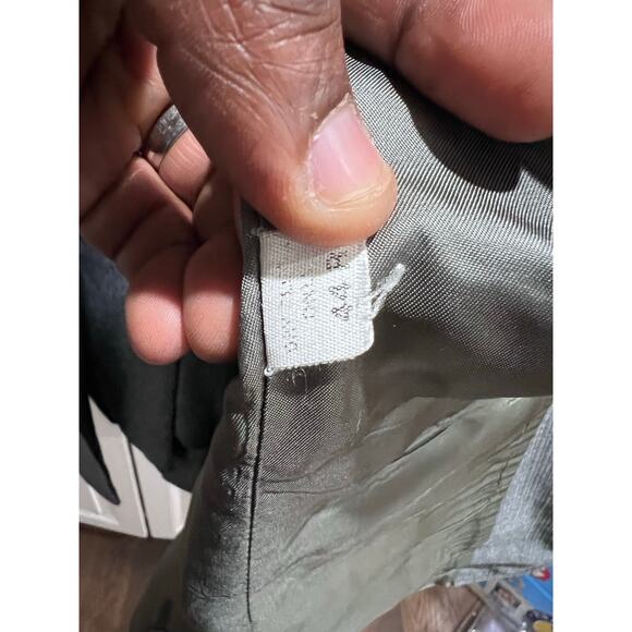 Vintage Circle S Ranch Western Wear Suit Gray Pinstripe 44R 34x32 USA Made - Picture 4 of 16